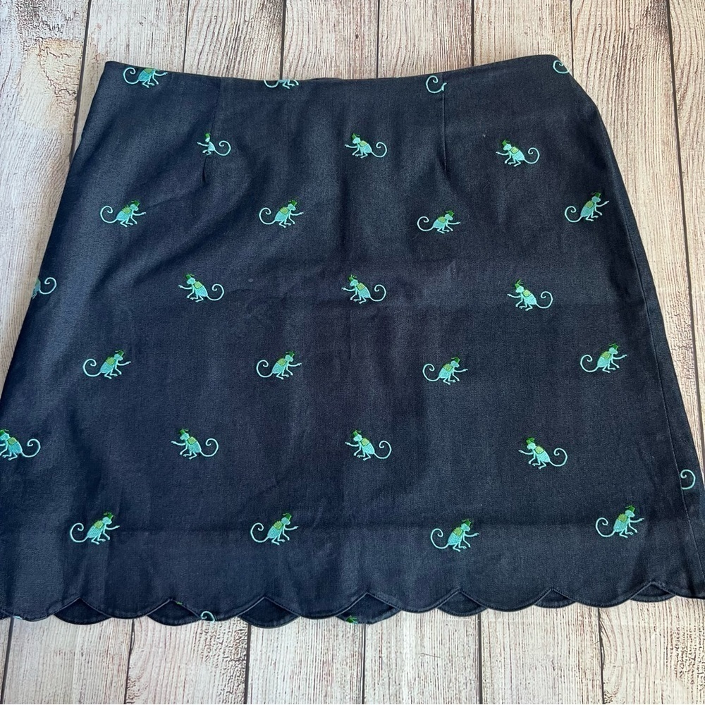 Lilly Pulitzer Vintage Monkey Skirt 8